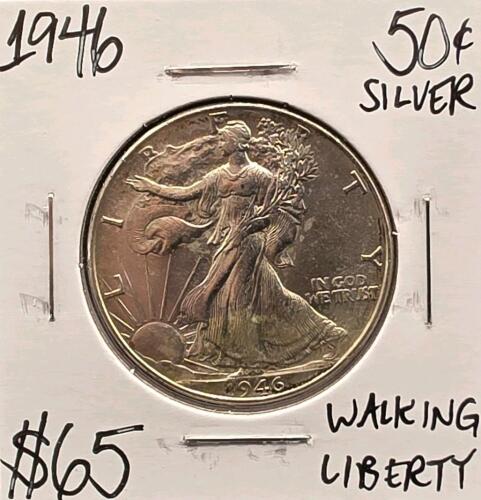 1946 Silver Walking Liberty Half Dollar