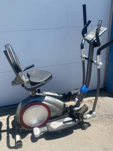 Recumbent Elliptical Exercise Machine w/ 13 Programs, Magnetic Resistance, Adjustable Seat