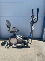 Recumbent Elliptical Exercise Machine w/ 13 Programs, Magnetic Resistance, Adjustable Seat - 4