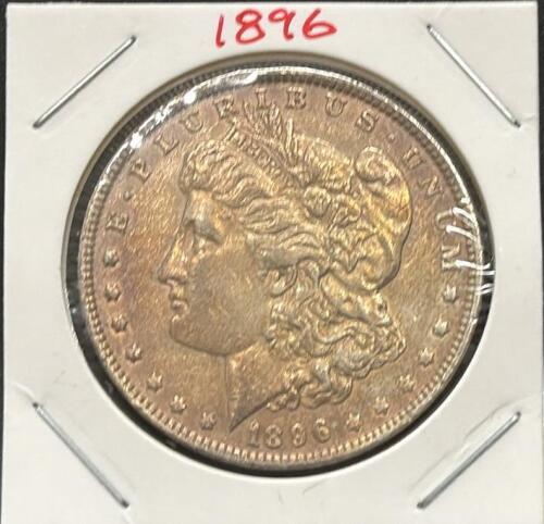 1896 Morgan Silver Dollar, U.S. Mint, 90% Silver, Philadelphia Issue, George T. Morgan Design
