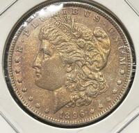 1896 Morgan Silver Dollar, U.S. Mint, 90% Silver, Philadelphia Issue, George T. Morgan Design - 3