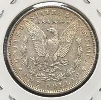1896 Morgan Silver Dollar, U.S. Mint, 90% Silver, Philadelphia Issue, George T. Morgan Design - 4