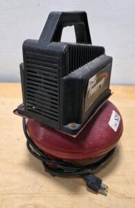 Powermate Pancake Air Compressor, 1 Gallon, 100 PSI, 0.6 CFM @ 40 PSI, 120V