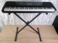 (1) Electronic Keyboard W/ AC Adapter & Stand