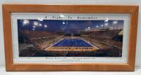 Boise State vs Oregon State 2004 Panoramic Framed Photo, "A Night To Remember", Capital Photography