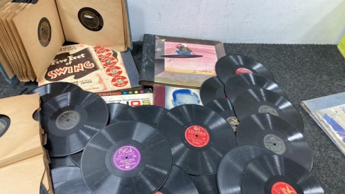 Vinyl records including ‘Button and Bows’ by Barbra Brown, recorded by Billie Holiday and more