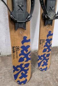 Altai Skis Hok 125cm Backcountry Skis with X-Trace Universal Bindings, Integrated Climbing Skin (Valued ~$400+)