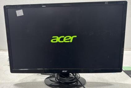 Acer S220HQL 22" LED Monitor, 1080p, DVI & VGA, External Power Adapter