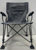 Camping Gear Set: MacSports Folding Chair, Compact Chair, Charcoal Grill, Stainless Steel Cutting Board with Bench Scraper , Flask - 8