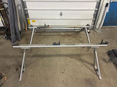 Rack-it Aluminum Commercial Truck Ladder Rack, Universal Fit, 2 Crossbars, 1,000 lb Capacity