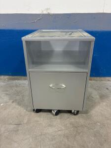 Metal rolling cabinet