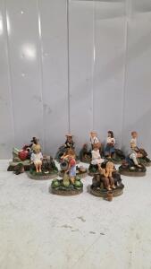 Barbara Mock Museum Four Seasons Collection Virtue Figurines Set