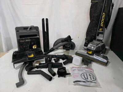 Working Kirby G2000 Limited Edition Upright Vacuum Cleaner with Attachments and Carpet Shampoo System