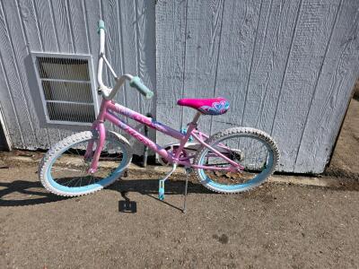 Huffy So Sweet 20" Girls' Bike, Single-Speed, Pink with Blue and White Accents