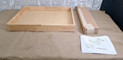 (1) Cabinet Full Extension Roll Out Tray Kit, 28-3/4"W x 21"D x 3-3/8"T