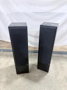 Acoustic Research Floorstanding Speakers, 3-Way Design, 200W RMS, 4 Ohms, Black Finish