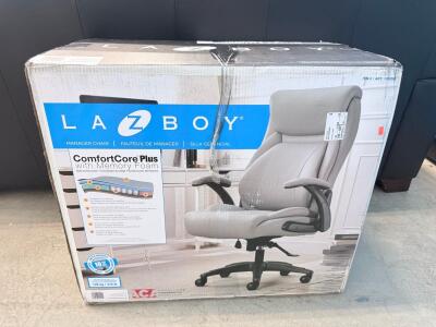 La-Z-Boy Manager Chair, ITM./ART. 1782894, Beige, Memory Foam Seat, AIR Lumbar Technology