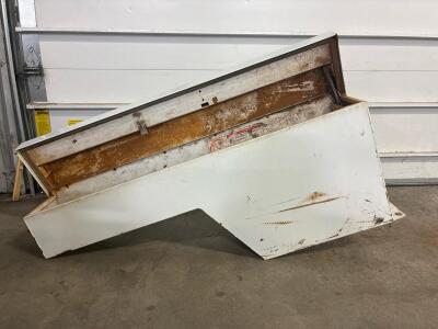 Weather Guard 160-3-01 Pork Chop Truck Tool Box, Steel, White, 46.5" x 9.25" x 19.125"