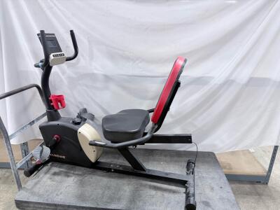 ANSWE Recumbent Exercise Bike with Adjustable Seat and Magnetic Resistance