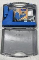 Kreg K4 Pocket-Hole Jig System w/ Case, Makita 10.8V Drill & Impact Driver Kit, Screws, Charger - 5