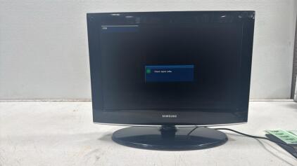 Samsung LN22A450C1D 22" LCD TV 1366x768, HDMI, VGA, Component, 2008, S/N ALJ0JH9NQ722633E