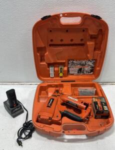 Paslode IM250A 16 Gauge Cordless Angled Finish Nailer Kit with Battery, Charger, and Case. Tested