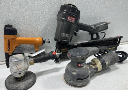 Bostitch SB-1850BN Pneumatic Brad Nailer. Porter Cable sander. Senco Pneumatic Brad Nailer.