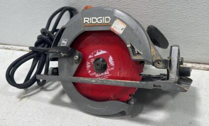 RIDGID R32021 15-Amp 7-1/4" Magnesium Circular Saw, Serial CS143140C13297, with Framing Blade(Tested).