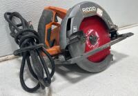 RIDGID R32021 15-Amp 7-1/4" Magnesium Circular Saw, Serial CS143140C13297, with Framing Blade(Tested). - 2