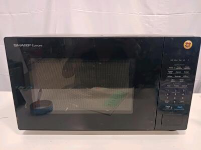 Sharp Carousel 1.4 cu. ft. 1100W Countertop Microwave Oven with Keypad Controls