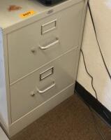 2 Drawer Office Filing Cabinet - 2