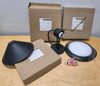 (3) Hamilton Hills HH1062-L 12" LED Flush Mount Ceiling Light, Oil Rubbed Bronze, 3000K, Dimmable & More