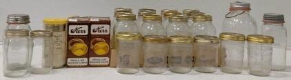 Mason Jars, Kerr Canning Caps and More
