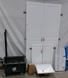 Closet and Cabinet Doors, James Martin Sink, Under Desk Platform and More
