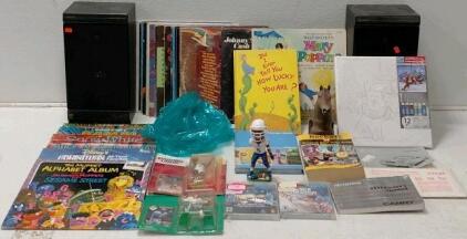 Speakers, Johny Cash, Jimi Hendrix, The Beatles, Boise State, Starting Lineup Collectable and More (Unable to Test)