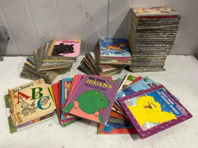 Large Lot 100+ Vintage Sesame Street, Sweet Pickles, Dr. Seuss, Time Life Kids Hardcover Books