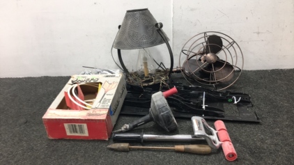 Extendable Floor Roller, Slider Jarts, Lamp, TV Wall Mount, Fan