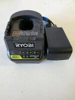 Working Ryobi ONE+ IntelliPort P117 Charger, Alltrade Multi-Tool, Wall Mounts, SwissTech Bag, Battery - 16
