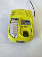 Working Ryobi ONE+ IntelliPort P117 Charger, Alltrade Multi-Tool, Wall Mounts, SwissTech Bag, Battery - 18