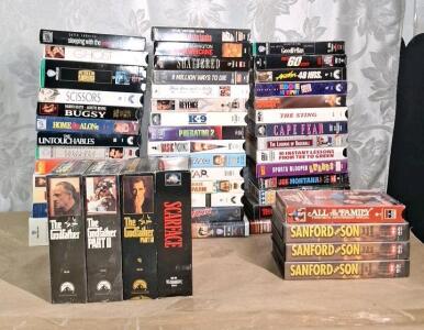 Lot Of 50+ VHS Movies