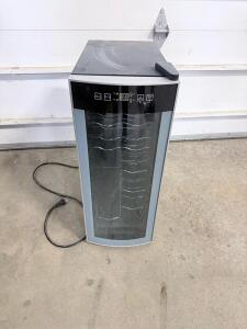 Freestanding 8-Bottle Wine Cooler with Digital Controls and Glass Door