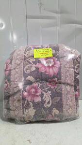 Set of 2 Heavy Duty Floral Chair Cushions