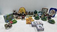 Banbridge Pottery & Assorted Frog Figurine Collection, Boxed Sets, 27 Pieces, Ceramic/Resin