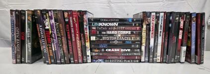 Lot of 36 DVD Movies &ndash; Action, Thriller, Drama, Horror, War, Western, Crime Genres
