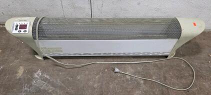 CALORE 63005 Low Profile 1500W Electric Baseboard Heater, Digital Panel, cULus, 120V