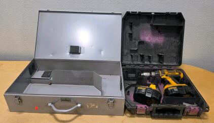 DeWalt 18V Cordless Power Drill/Driver Kit with 2 Batteries and Two Cases