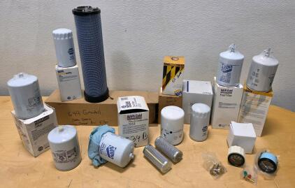 NAPA Gold Filters & VDO Gauges Lot &ndash; Oil, Fuel, Air Filters & Pressure/Vacuum Gauges