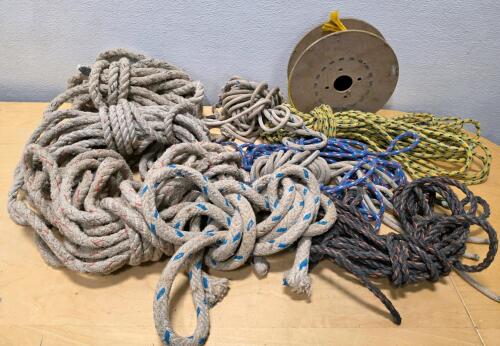 Assorted Utility and Marine Ropes &ndash; Various Materials and Constructions
