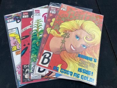 (5) Barbie Comics