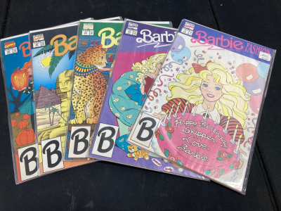 (5) Barbie Comics